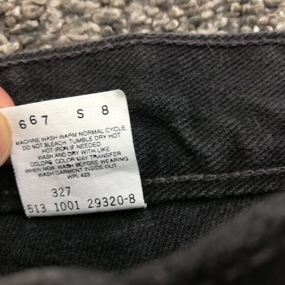 Vintage 2001 Levi’s Jeans 505 Straight Leg Black 32x30 USA Made Y2K - Picture 4 of 10